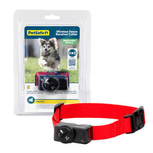 PetSafe Wireless Fence Replaceable Battery Receiver Collar Red